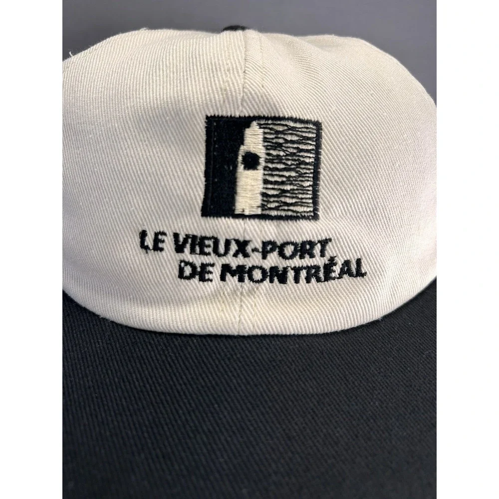 Vintage Le Vieux Port De Montreal‎ Canada Hat Cap Adjustable